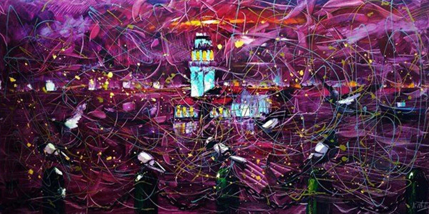 Kız Kulesi'nin Öyküsü Yağlı Boya Tablosu