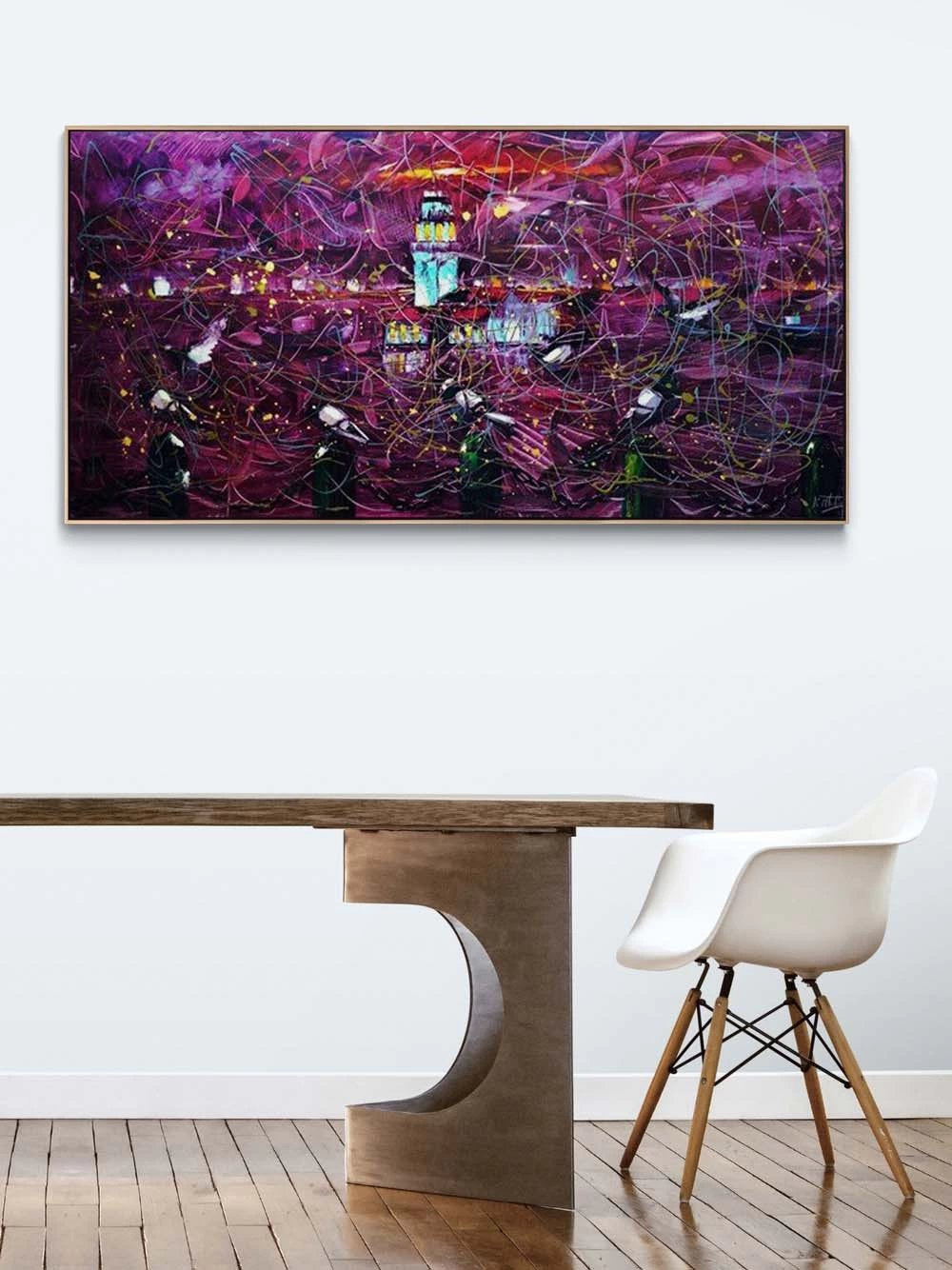 Kız Kulesi'nin Öyküsü Yağlı Boya Tablosu