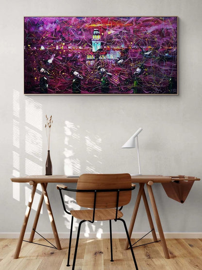 Kız Kulesi'nin Öyküsü Yağlı Boya Tablosu