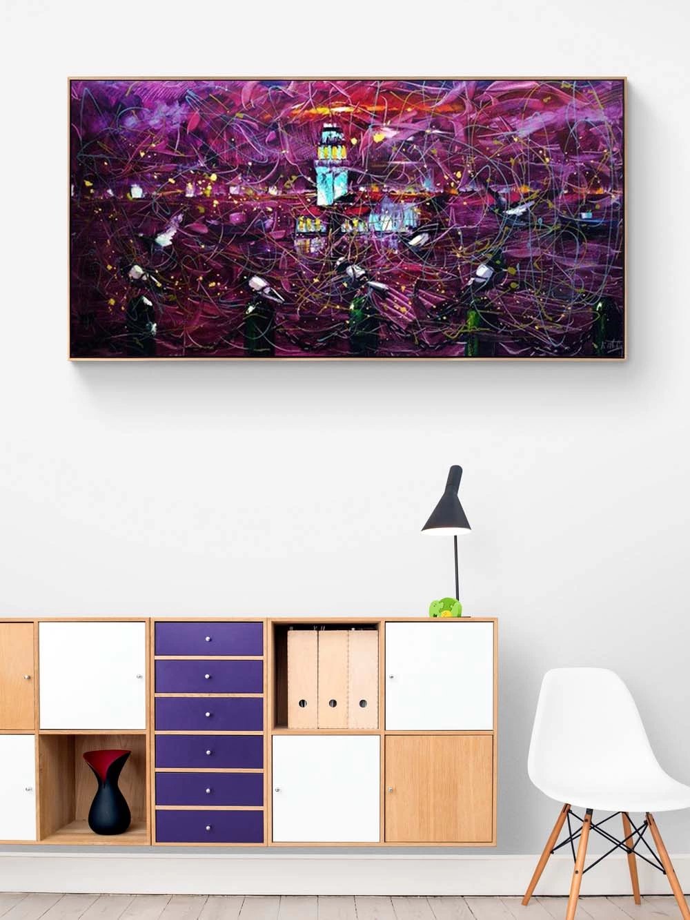 Kız Kulesi'nin Öyküsü Yağlı Boya Tablosu