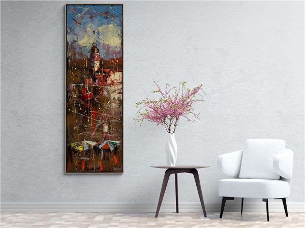 Kız Kulesi Efsanesi Yağlı Boya Tablosu