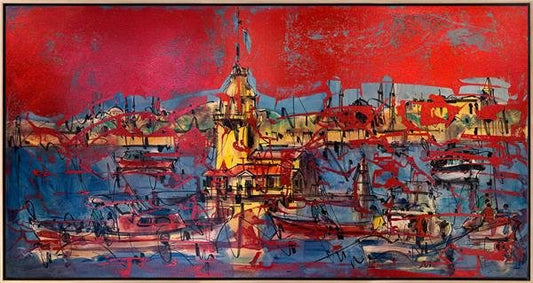 Renklerin Ahengi Yağlı Boya Tablosu