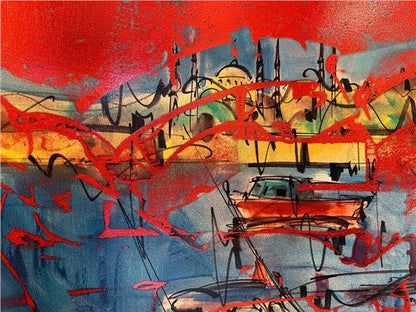 Renklerin Ahengi Yağlı Boya Tablosu