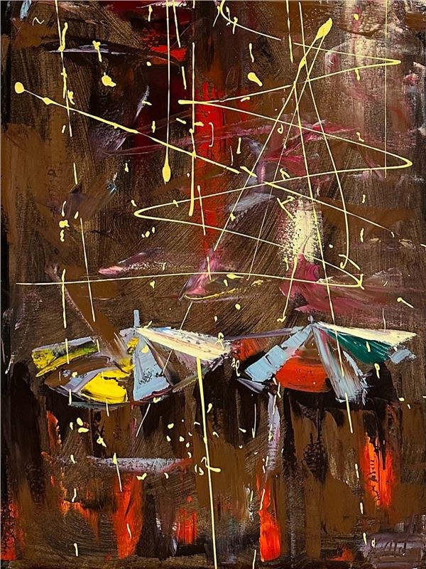 Kız Kulesi Efsanesi Yağlı Boya Tablosu