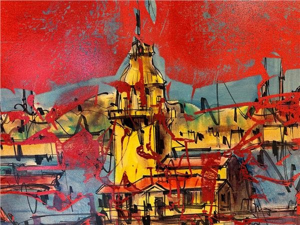 Renklerin Ahengi Yağlı Boya Tablosu