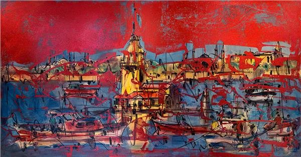 Renklerin Ahengi Yağlı Boya Tablosu