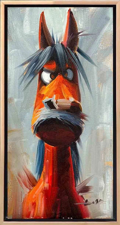 Kızgın Eşek Yağlı Boya Tablosu