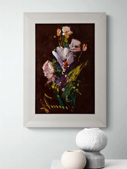 Kızıl Yapraklar Yağlı Boya Tablosu