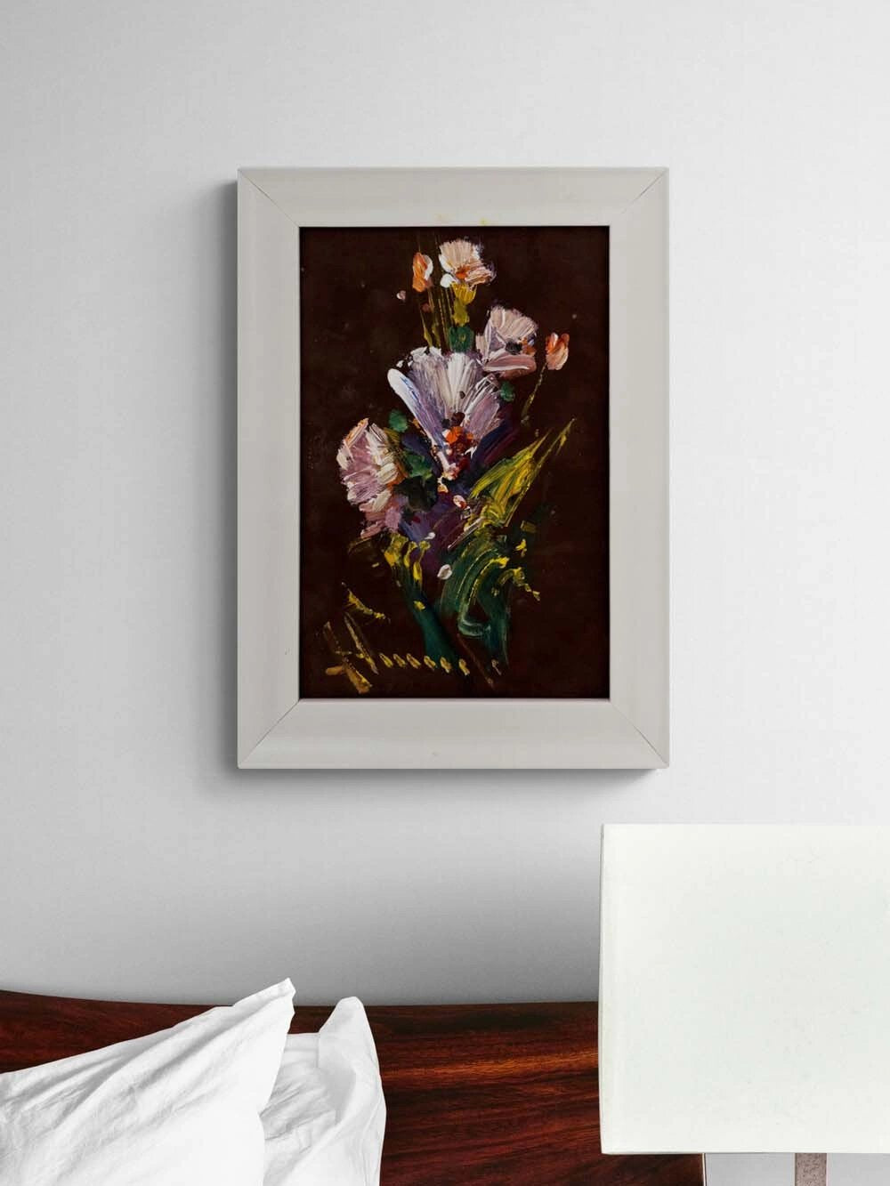 Kızıl Yapraklar Yağlı Boya Tablosu