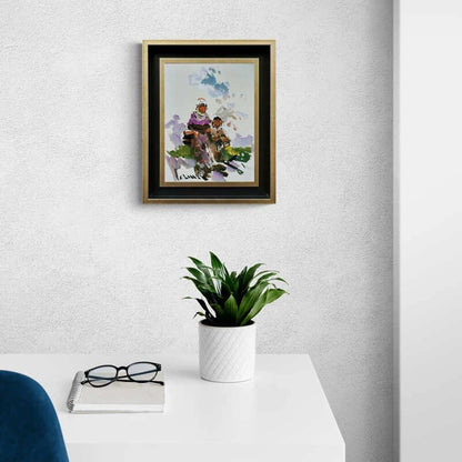 Köy Kadınları ve Toprak Yağlı Boya Tablosu