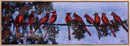 Kral Kuşları Yağlı Boya Tablosu