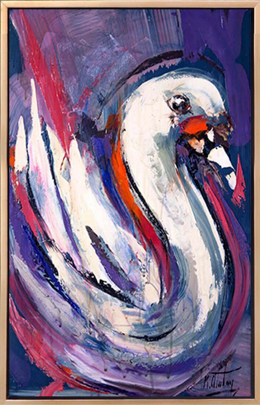 Kuğu Yağlı Boya Tablosu