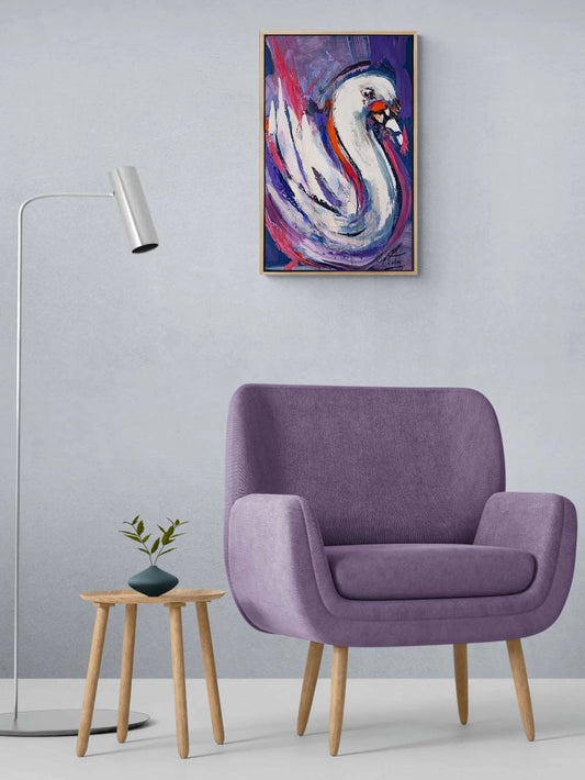 Kuğu Yağlı Boya Tablosu