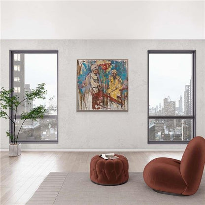 Kumaş Tüccarı Yağlı Boya Tablosu