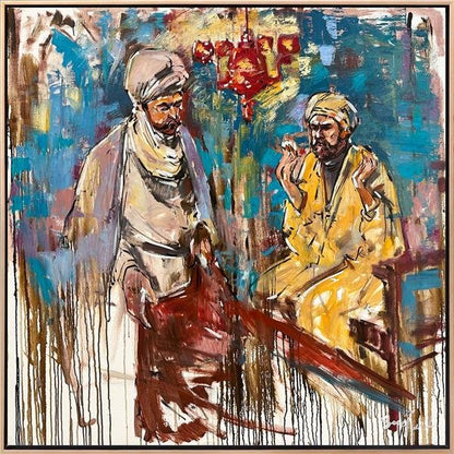 Kumaş Tüccarı Yağlı Boya Tablosu