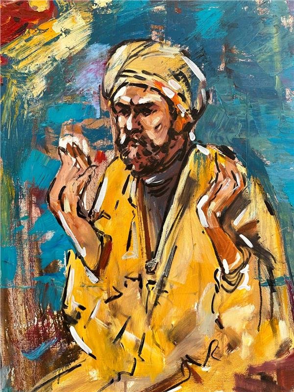 Kumaş Tüccarı Yağlı Boya Tablosu