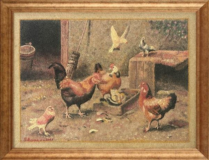 Kümeste Yağlı Boya Tablosu