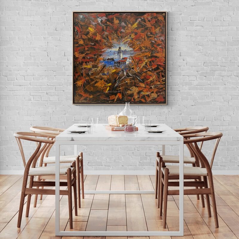 Kumrular Yağlı Boya Tablosu