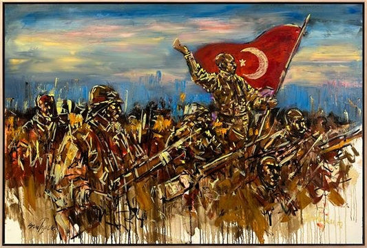 Kurtuluş Savaşı Yağlı Boya Tablosu