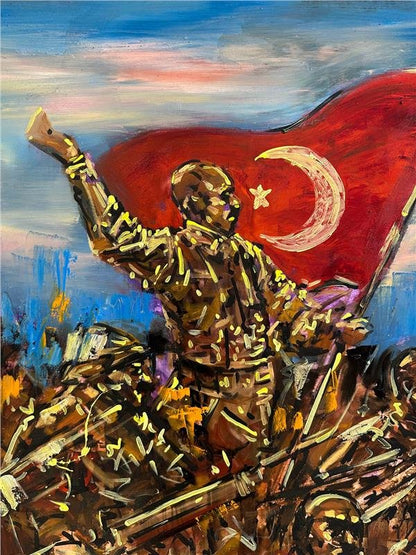 Kurtuluş Savaşı Yağlı Boya Tablosu