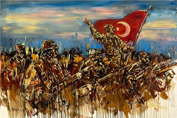 Kurtuluş Savaşı Yağlı Boya Tablosu