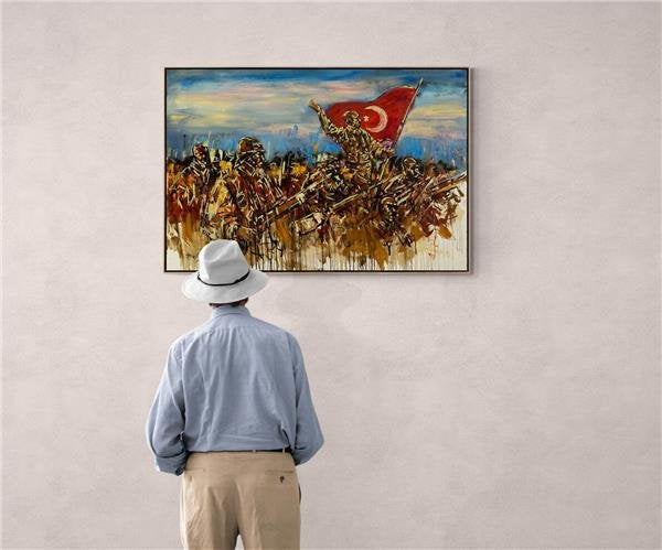 Kurtuluş Savaşı Yağlı Boya Tablosu