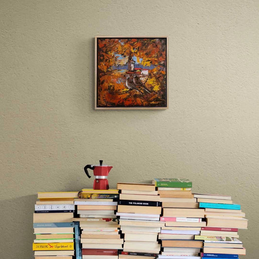 Kuşların Gözünden İstanbul Yağlı Boya Tablosu