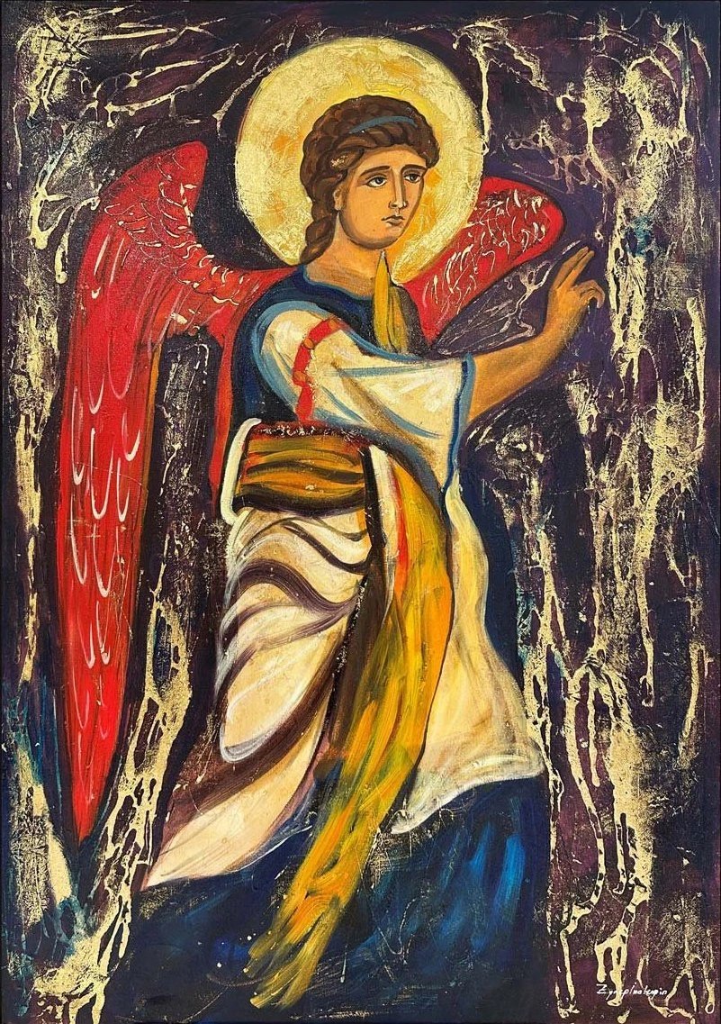 Kutsal Sırlara Yolculuk Yağlı Boya Tablosu