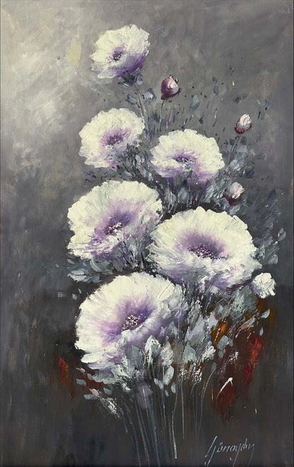 Lilanın Sessizliği Yağlı Boya Tablosu