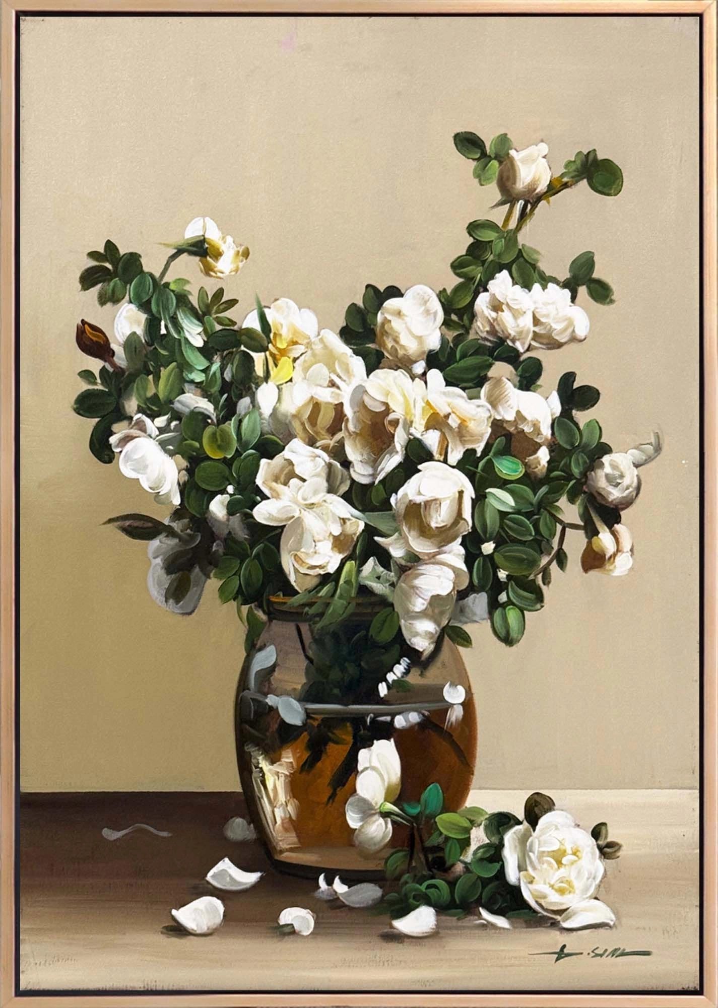 Manolya Natürmortu Yağlı Boya Tablosu