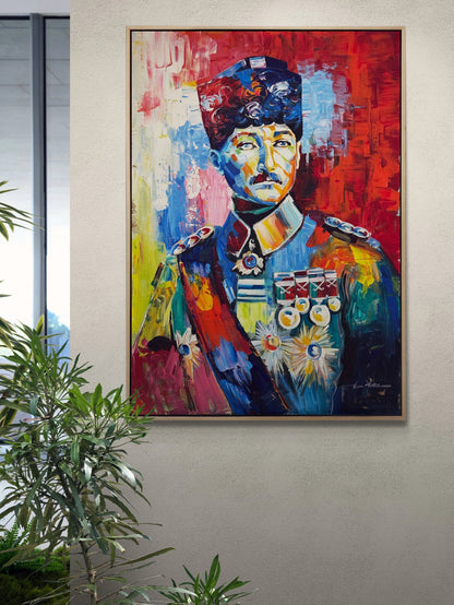 Mareşal Mustafa Kemal Atatürk Yağlı Boya Tablosu