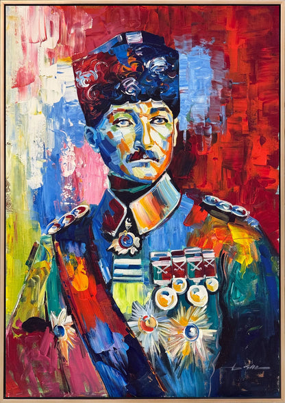Mareşal Mustafa Kemal Atatürk Yağlı Boya Tablosu
