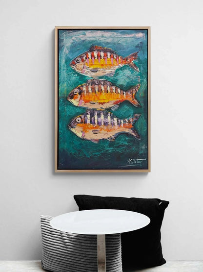 Mavinin Fısıltısı Yağlı Boya Tablosu