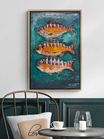 Mavinin Fısıltısı Yağlı Boya Tablosu