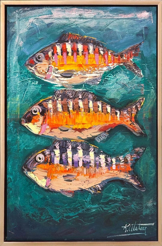 Mavinin Fısıltısı Yağlı Boya Tablosu