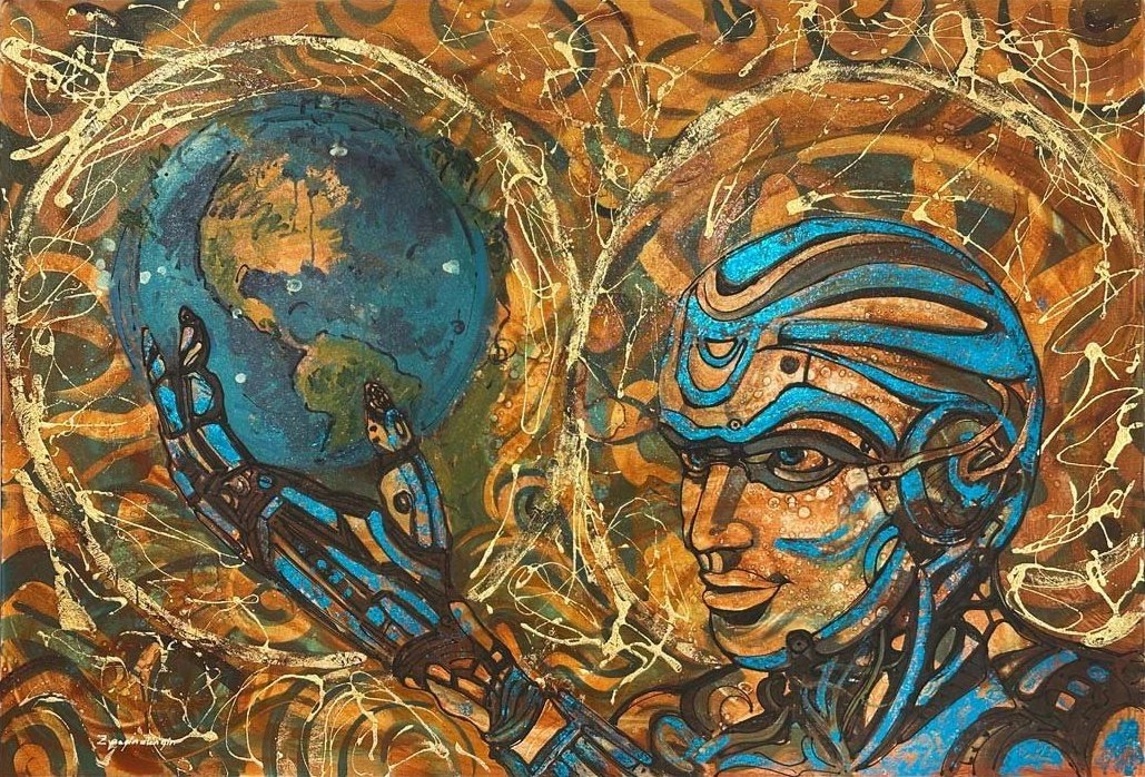 Mekanik Devrim Yağlı Boya Tablosu