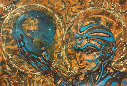 Mekanik Devrim Yağlı Boya Tablosu