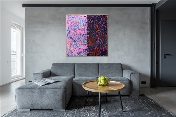 Meşk | Yağlı Boya Hat Tablo