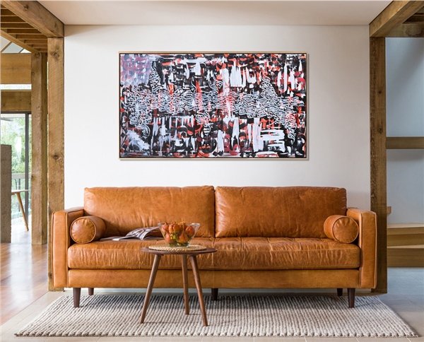 Meşk | Yağlı Boya Hat Tablo