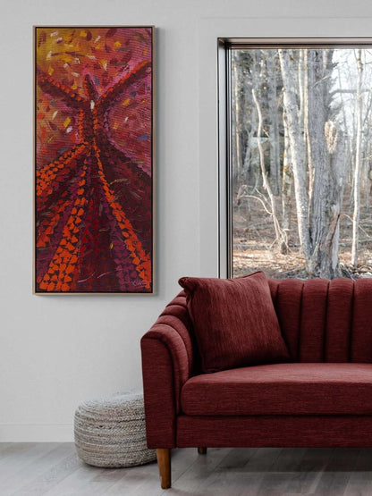 Mevlana’nın İzinde Yağlı Boya Tablosu