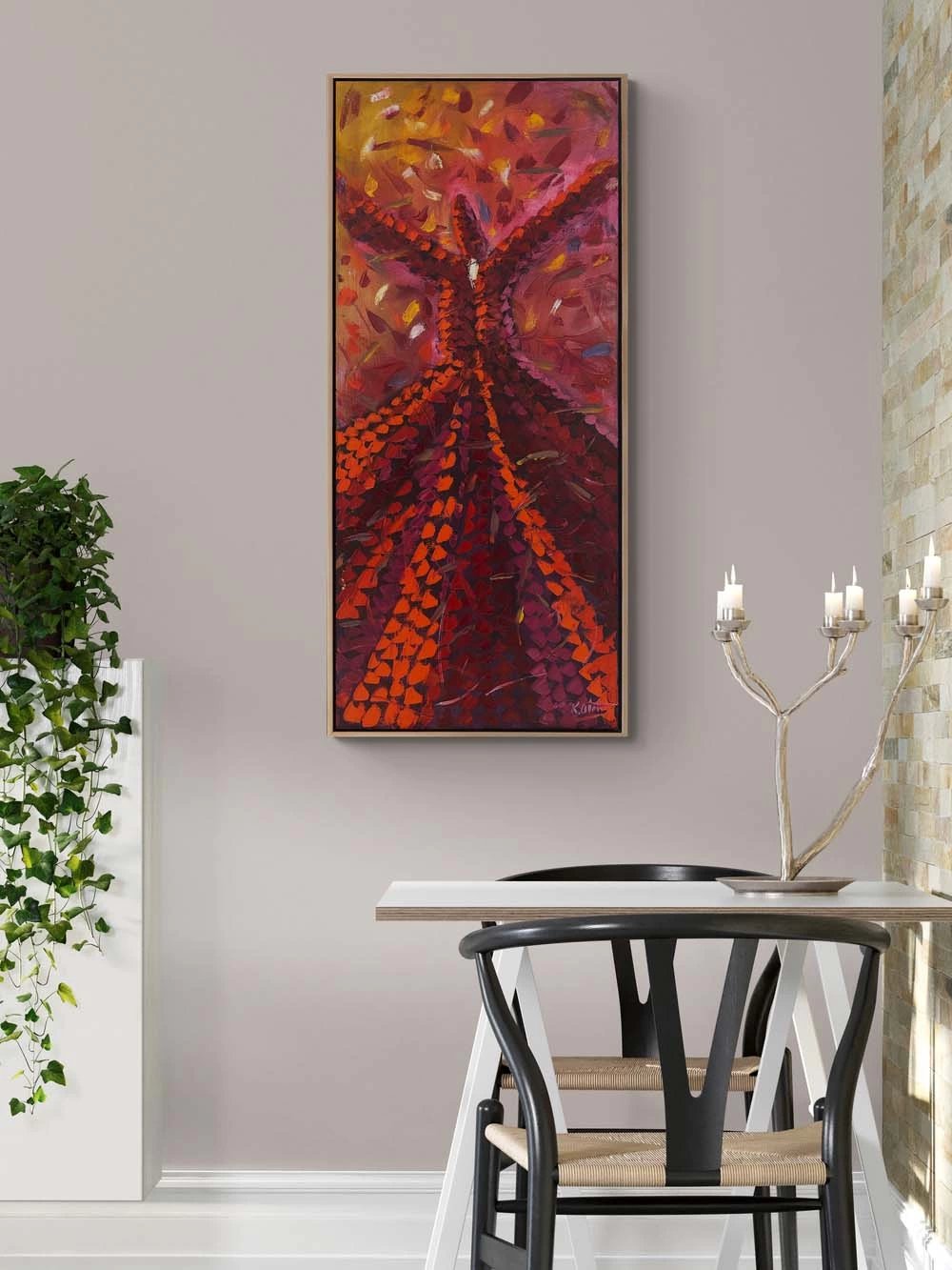 Mevlana’nın İzinde Yağlı Boya Tablosu