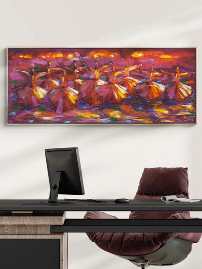 Mevlana’nın İzinde Zikir Yağlı Boya Tablosu