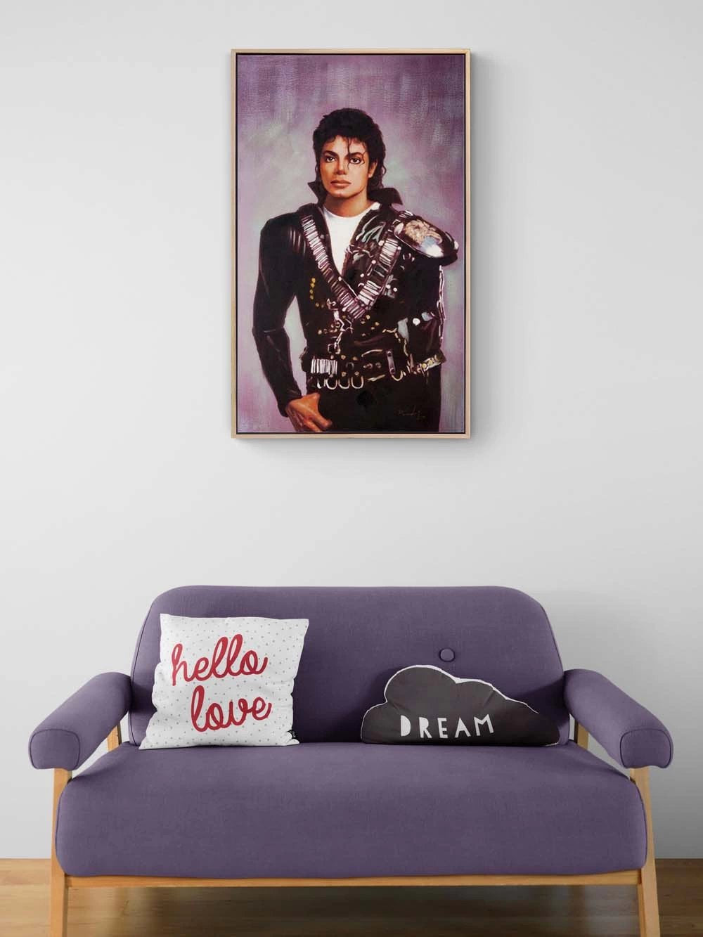 Michael Jackson Dansın Ritmi Yağlı Boya Tablosu