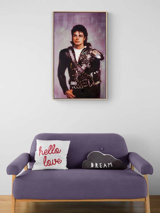 Michael Jackson Dansın Ritmi Yağlı Boya Tablosu