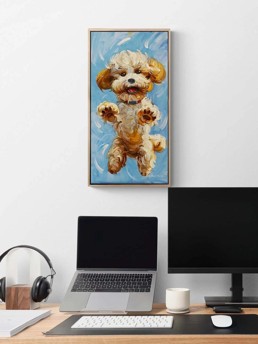 Minik Patiler Yağlı Boya Tablosu