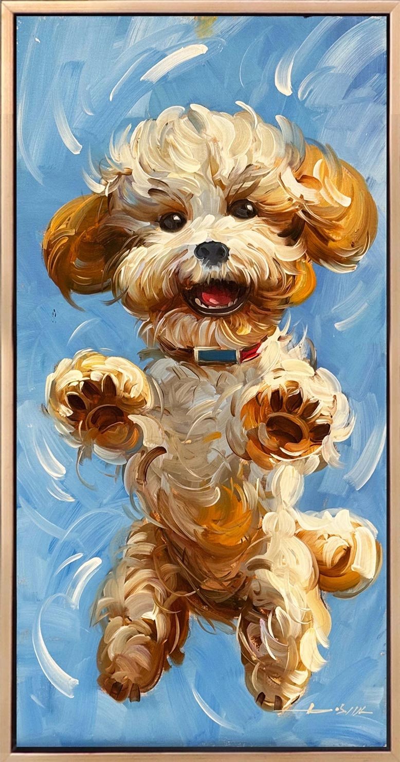 Minik Patiler Yağlı Boya Tablosu