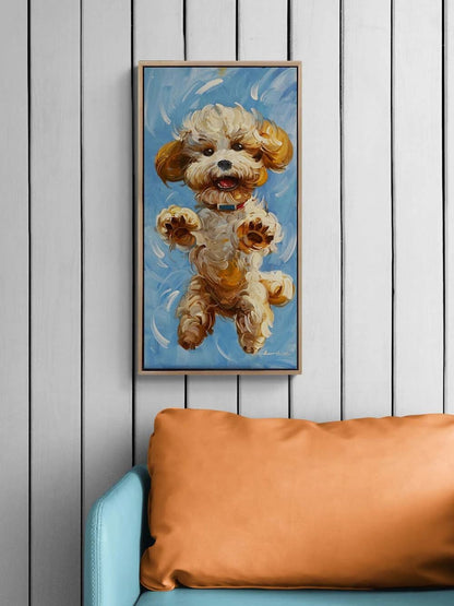 Minik Patiler Yağlı Boya Tablosu