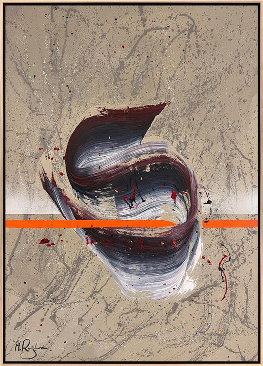 Zamanın Çizgileri Yağlı Boya Tablosu