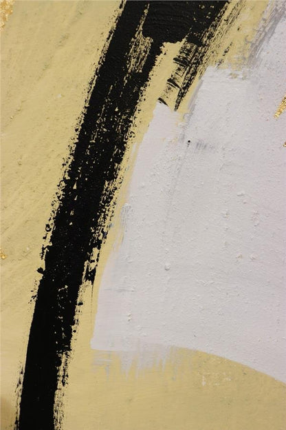 Soyuta Modern Siyah Yağlı Boya Tablosu