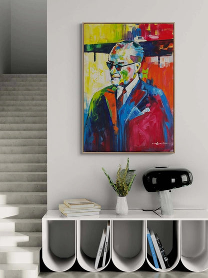 Modernite Atatürk Yağlı Boya Tablosu